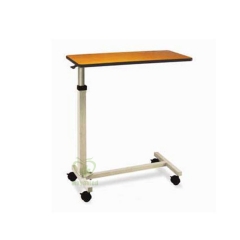 MY-R083A Hospital Adjustable Height Overbed food Table with wheels for patients