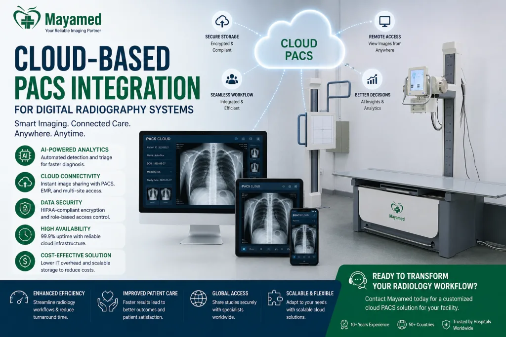 Cloud-Based PACS Integration for Digital Radiography Systems